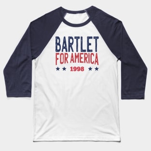 West Wing Bartlet For America 1998 Baseball T-Shirt